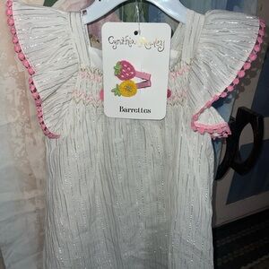 Cynthia Rowley Pink and Yellow Fruit Barrettes